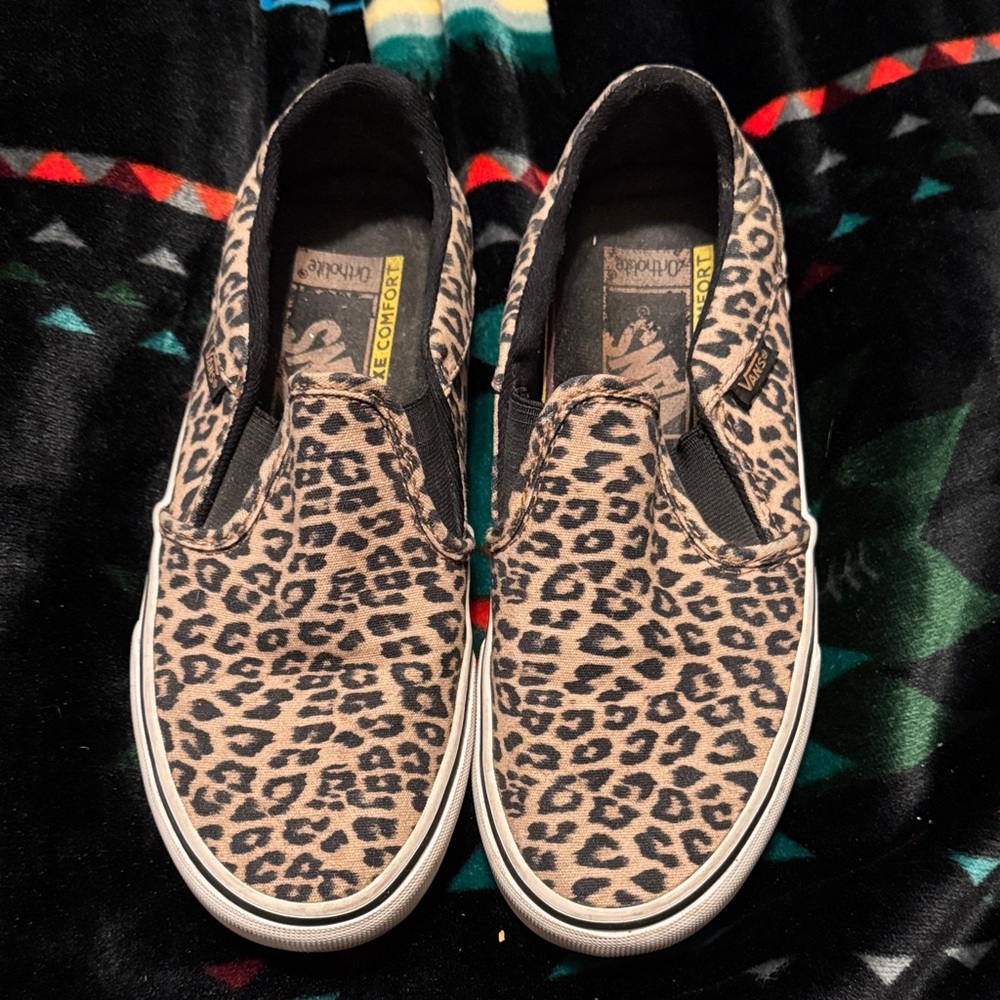 Leopard Print Slip-On VANS Sneakers